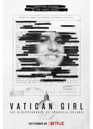 кино Девочка из Ватикана: исчезновение Эмануэлы Орланди (Vatican Girl: The Disappearance of Emanuela Orlandi) 31.07.24